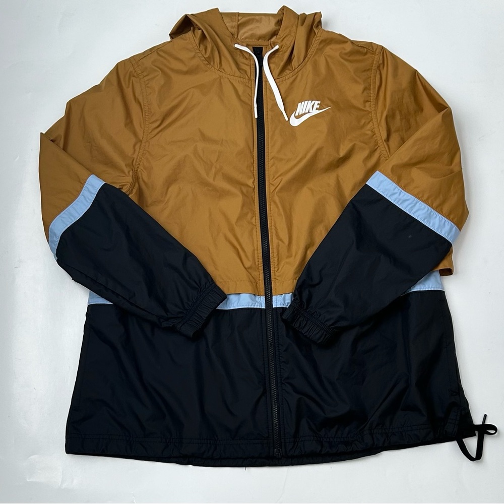Nike Brown Women's Athletic Windbreaker Size L EUC